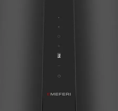 Вытяжка кухонная цилиндрическая островная MEFERI TUBE40BK ISLA COMFORT PLUS, 40 см, черная, производительность 1200 м3/ч, 5 скоростей, режимы отвод и рециркуляция, сенсорное управление, гарантия 3 года Вытяжка кухонная цилиндрическая островная MEFERI TUBE40BK ISLA COMFORT PLUS, 40 см, черная, производительность 1200 м3/ч, 5 скоростей, режимы отвод и рециркуляция, сенсорное управление, гарантия 3 года