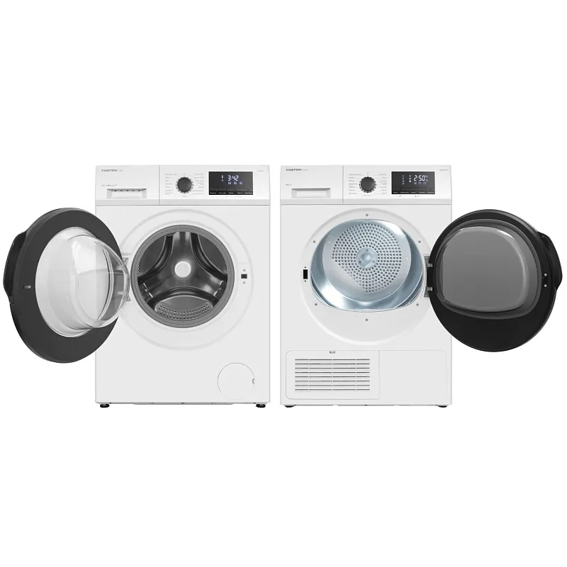 Комплект из стиральной и сушильной машин белый MEFERI MS10WH84 ULTRA