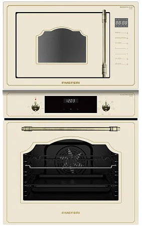 Комплект встраиваемой техники Meferi 60см бежевый MS60BG77 Комплект встраиваемой техники Meferi 60см бежевый MS60BG77