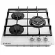 Варочная панель газовая MEFERI MGH453WH GLASS POWER