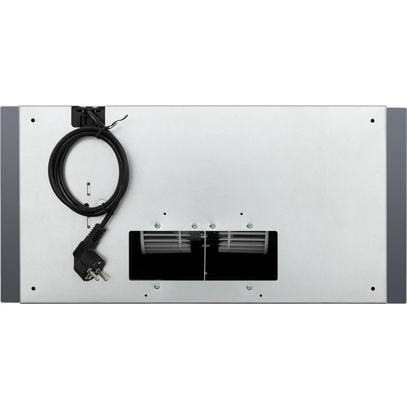 Вытяжка кухонная MEFERI INBOX60BK GLASS ULTRA, 60 см, встраиваемая, черная, стекло, производительность 900 м3/ч, 3 скорости, низкий уровень шума, режимы отвод и рециркуляция, гарантия 3 года