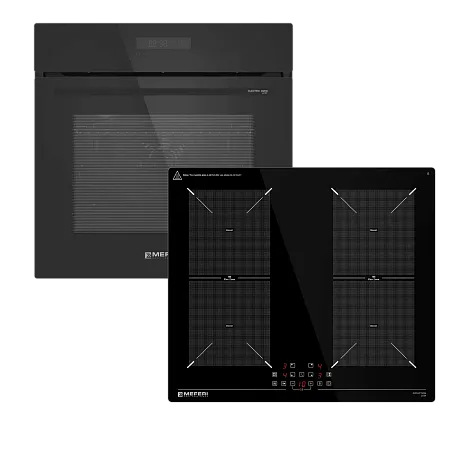 Комплект встраиваемой техники 60см черный MEFERI MS60BK33