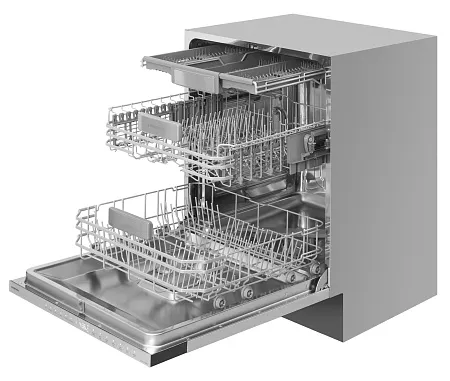 Посудомоечная машина встраиваемая с инвертором MEFERI MDW6093 LUXE 60 см, 16 комплектов посуды, 6 программ, автооткрывание, аквастоп, луч на полу, внутренняя подсветка, половинная загрузка, отсрочка Посудомоечная машина встраиваемая с инвертором MEFERI MDW6093 LUXE 60 см, 16 комплектов посуды, 6 программ, автооткрывание, аквастоп, луч на полу, внутренняя подсветка, половинная загрузка, отсрочка