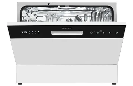 Посудомоечная машина настольная отдельностоящая MEFERI MDW4581WH FS COMPACT POWER Посудомоечная машина настольная отдельностоящая MEFERI MDW4581WH FS COMPACT POWER