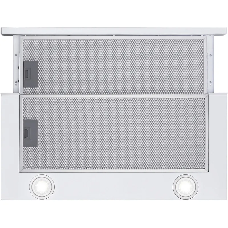Вытяжка телескопическая кухонная MEFERI SLIDEBOX60WH POWER, 60 см, белая, производительность 850 м3/ч, 2 скорости, низкий уровень шума, режимы отвод и рециркуляция, гарантия 3 года