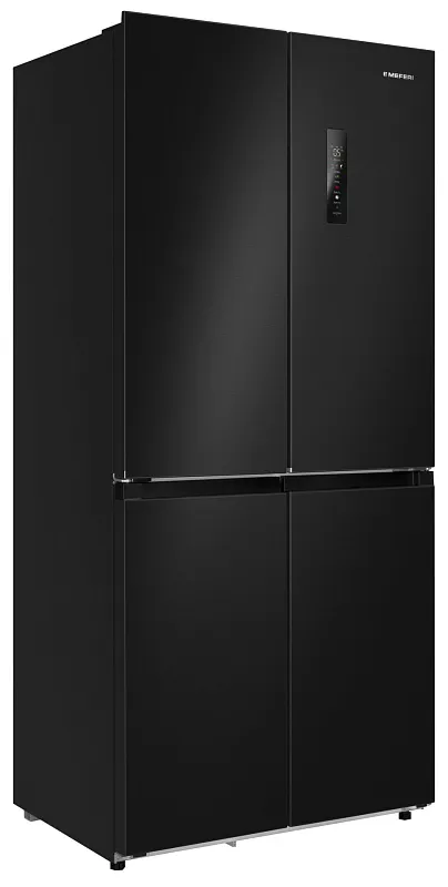 Холодильник отдельностоящий с инвертором MEFERI MFR83BLACK IX TOTAL NO FROST CROSS DOOR COMFORT