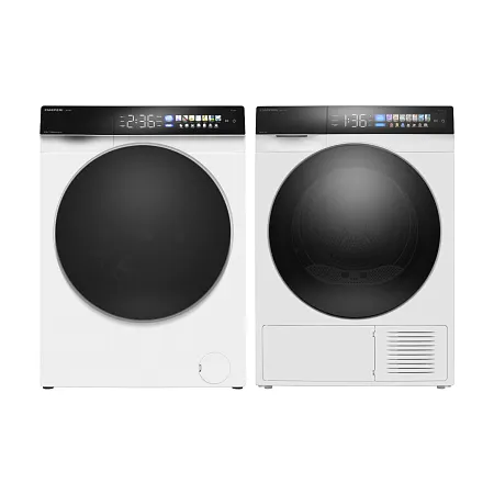 Комплект из стиральной и сушильной машин белый MEFERI MS10WH86 COMFORT