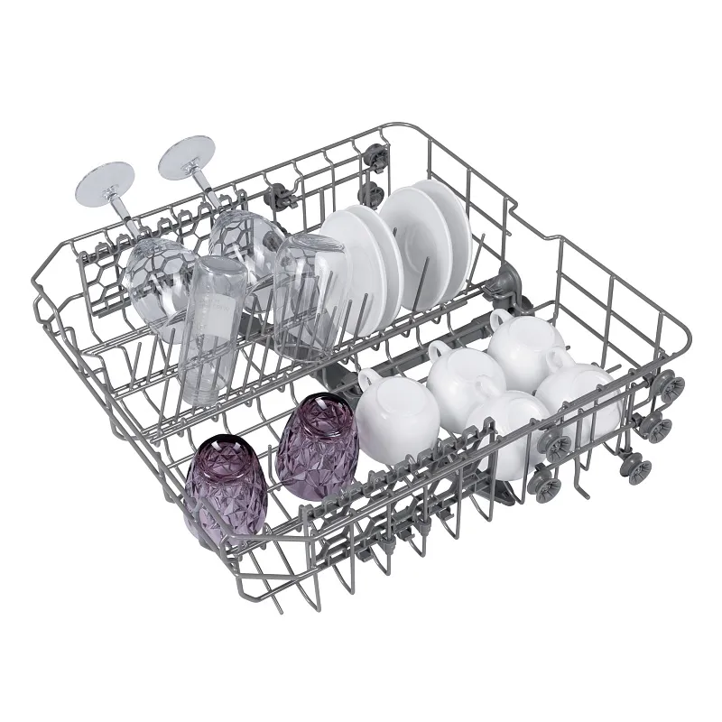 Посудомоечная машина встраиваемая MEFERI MDW6063 POWER, 60 см, напольная, 14 комплектов посуды, 6 программ, 3 корзины, половинная загрузка, отсрочка, таймер, защита от протечек