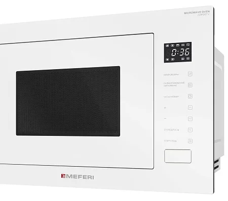 Микроволновая печь встраиваемая MEFERI MMO6028WH COMFORT PLUS Микроволновая печь встраиваемая MEFERI MMO6028WH COMFORT PLUS