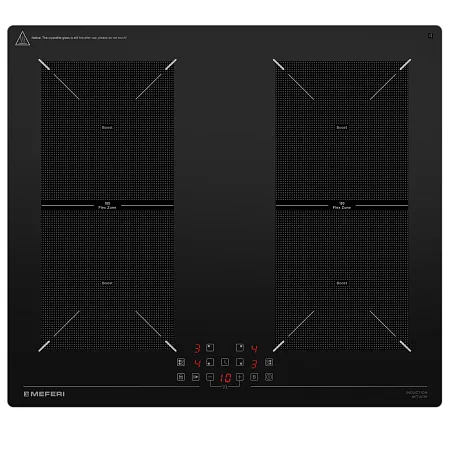 Варочная панель индукционная MEFERI MIH604BK MATT ULTRA матовое покрытие