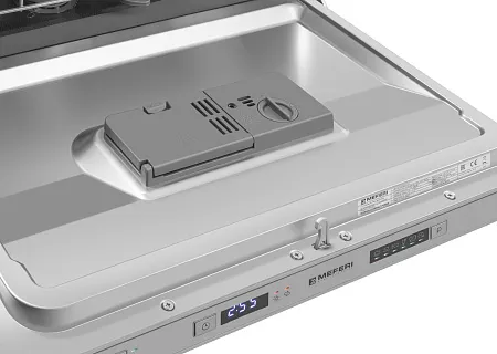 Компактная посудомоечная машина узкая встраиваемая MEFERI MDW4563 COMPACT POWER, 45 см, 6 комплектов посуды, защита от протечек, дозагрузка посуды, отсрочка, таймер Компактная посудомоечная машина узкая встраиваемая MEFERI MDW4563 COMPACT POWER, 45 см, 6 комплектов посуды, защита от протечек, дозагрузка посуды, отсрочка, таймер