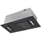 Вытяжка кухонная MEFERI INBOX60BK GLASS ULTRA, 60 см, встраиваемая, черная, стекло, производительность 900 м3/ч, 3 скорости, низкий уровень шума, режимы отвод и рециркуляция, гарантия 3 года - изображение vytyazhka_polnovstraivaemaya_inbox60bk_glass_ultra  