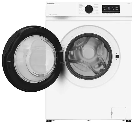 Стиральная машина с инвертором и паром узкая MEFERI MFW061014WH SLIM LIGHT отдельностоящая белая, глубина 34 см, загрузка 6,5 кг Стиральная машина с инвертором и паром узкая MEFERI MFW061014WH SLIM LIGHT отдельностоящая белая, глубина 34 см, загрузка 6,5 кг