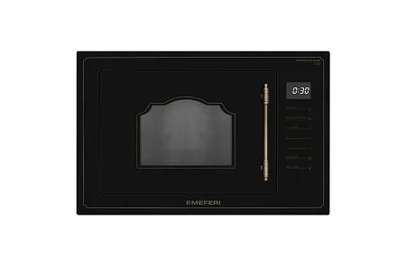 Микроволновая печь встраиваемая MEFERI MMO6025BK RETRO Микроволновая печь встраиваемая MEFERI MMO6025BK RETRO
