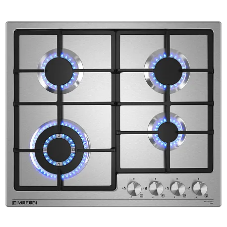 Варочная панель газовая MEFERI MGH604IX LIGHT Варочная панель газовая MEFERI MGH604IX LIGHT