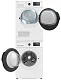 Колонна из стиральной и сушильной машин белая MEFERI MS10WH80 ULTRA