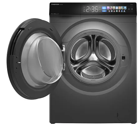 Стиральная машина с инвертором и паром MEFERI MFW101216GR COMFORT отдельностоящая серая, загрузка 10 кг, с возможностью установки в колонну, с сенсорным управлением Стиральная машина с инвертором и паром MEFERI MFW101216GR COMFORT отдельностоящая серая, загрузка 10 кг, с возможностью установки в колонну, с сенсорным управлением