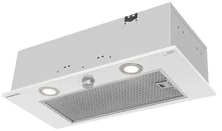 Вытяжка кухонная MEFERI INBOX60WH PUSH COMFORT, 60 см, встраиваемая, белая, производительность 950 м3/ч, 3 скорости, с утапливаемым переключателем, низкий уровень шума, режимы отвод и рециркуляция, гарантия 3 года Вытяжка кухонная MEFERI INBOX60WH PUSH COMFORT, 60 см, встраиваемая, белая, производительность 950 м3/ч, 3 скорости, с утапливаемым переключателем, низкий уровень шума, режимы отвод и рециркуляция, гарантия 3 года