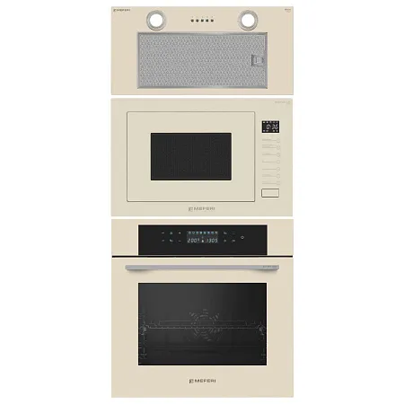 Комплект встраиваемой техники MEFERI 60см бежевый MS60BG31