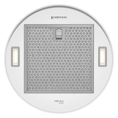 Вытяжка кухонная цилиндрическая островная MEFERI TUBE35WH ISLA ULTRA, 40 см, белая, производительность 1200 м3/ч, 3 скорости, низкий уровень шума, режимы отвод и рециркуляция, гарантия 3 года Вытяжка кухонная цилиндрическая островная MEFERI TUBE35WH ISLA ULTRA, 40 см, белая, производительность 1200 м3/ч, 3 скорости, низкий уровень шума, режимы отвод и рециркуляция, гарантия 3 года