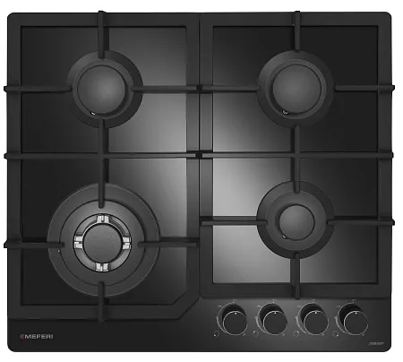 Варочная панель газовая MEFERI MGH604BK GLASS COMFORT Варочная панель газовая MEFERI MGH604BK GLASS COMFORT