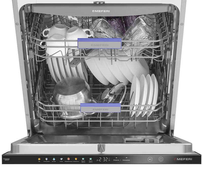 Посудомоечная машина встраиваемая с инвертором MEFERI MDW6083 COMFORT