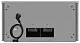 Вытяжка телескопическая MEFERI SLIDEBOX60IX POWER