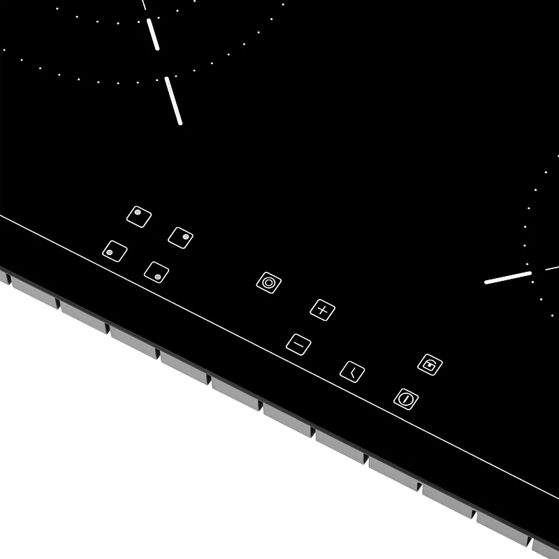Комплект встраиваемой техники 60см черный MEFERI MS60BK22