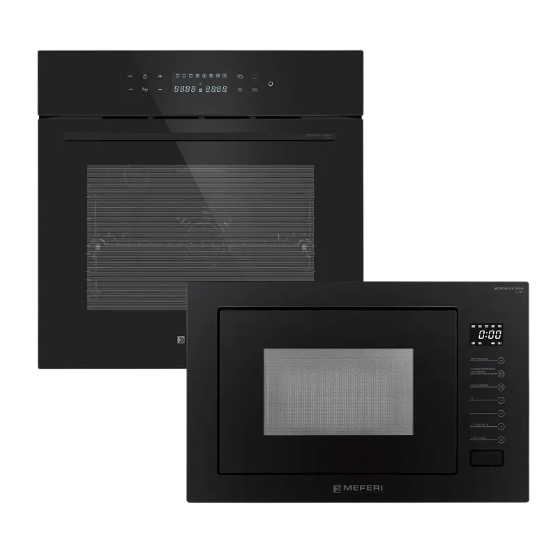 Комплект встраиваемой техники 60см черный MEFERI MS60BK04 - изображение komplekt_vstraivaemoy_tekhniki_meferi_60sm_chernyy_ms60bk04  