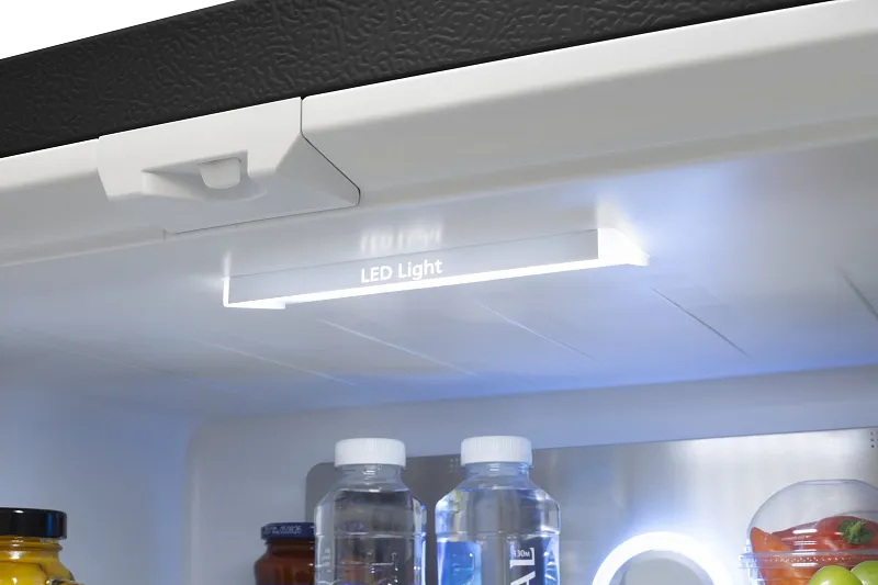 Холодильник отдельностоящий, с инвертором MEFERI MFR83BLACK IX TOTAL NO FROST FRENCH DOOR COMFORT, двухкамерный, с зоной свежести, с льдогенератором