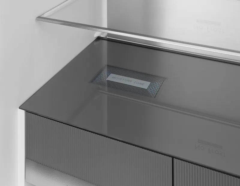 Холодильник отдельностоящий с инвертором MEFERI MFR83BLACK IX TOTAL NO FROST CROSS DOOR COMFORT