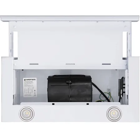 Вытяжка телескопическая кухонная MEFERI SLIDEBOX60WH GLASS ULTRA, 60 см, белая, стекло, производительность 850 м3/ч, 2 скорости, низкий уровень шума, режимы отвод и рециркуляция, гарантия 3 года Вытяжка телескопическая кухонная MEFERI SLIDEBOX60WH GLASS ULTRA, 60 см, белая, стекло, производительность 850 м3/ч, 2 скорости, низкий уровень шума, режимы отвод и рециркуляция, гарантия 3 года