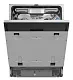 Посудомоечная машина встраиваемая с инвертором MEFERI MDW6093 LUXE 60 см, 16 комплектов посуды, 6 программ, автооткрывание, аквастоп, проекция обратного отсчёта времени, внутренняя подсветка, половинная загрузка, отсрочка