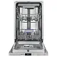 Посудомоечная машина узкая встраиваемая MEFERI MDW4563 POWER, 45 см, 10 комплектов посуды, 6 программ, защита от протечек, половинная загрузка, отсрочка, таймер