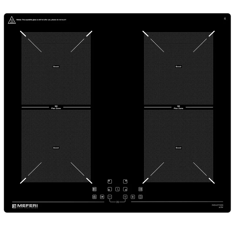 Комплект встраиваемой техники 60см черный MEFERI MS60BK73