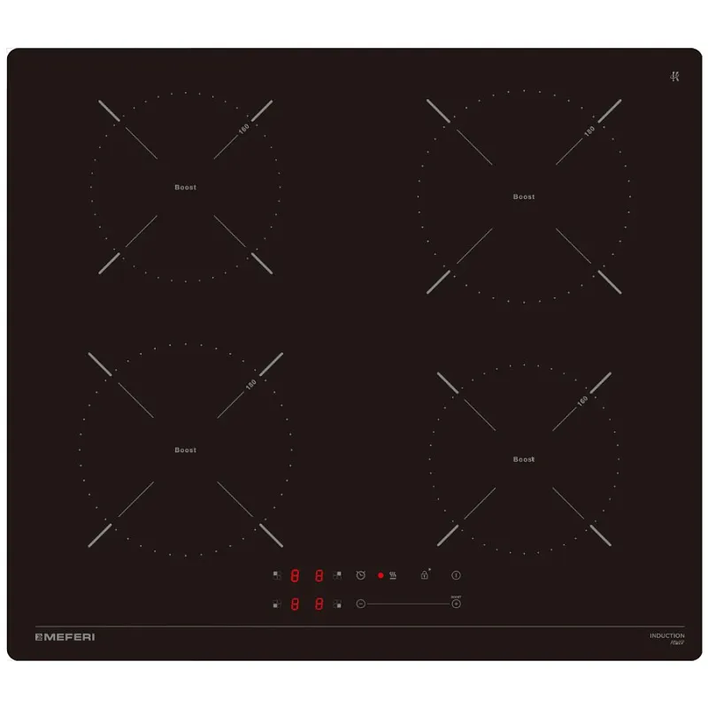 Фото varochnaya_panel_induktsionnaya_mih604bk_power на сайте meferi-home.ru Варочная панель индукционная MEFERI MIH604BK POWER (Модификация 2025 года) - изображение varochnaya_panel_induktsionnaya_mih604bk_power