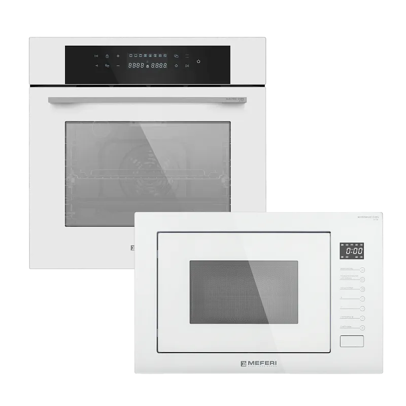 Комплект встраиваемой техники 60см белый MEFERI MS60WH04 - изображение komplekt_vstraivaemoy_tekhniki_meferi_60sm_belyy_ms60wh04  