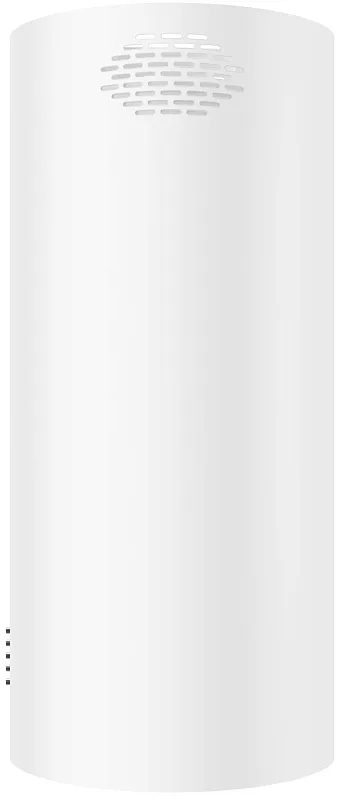 Вытяжка кухонная цилиндрическая островная MEFERI TUBE40WH ISLA POWER, 40 см, белая, производительность 850 м3/ч, 3 скорости, низкий уровень шума, режимы отвод и рециркуляция, гарантия 3 года