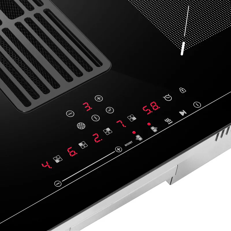 Варочная панель индукционная с вытяжкой MEFERI XSMART75BK COMFORT