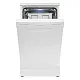 Посудомоечная машина узкая отдельностоящая MEFERI MDW4562WH FS LIGHT, 45 см, 9 комплектов посуды, 6 программ, 2 корзины, половинная загрузка, отсрочка, таймер, защита от протечек, внутренняя подсветка