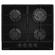 Варочная панель газовая MEFERI MGH604BK GLASS POWER