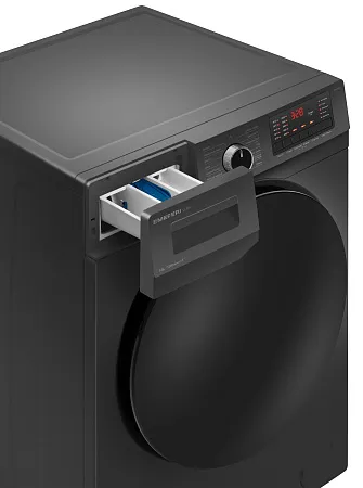 Стиральная машина с инвертором и паром MEFERI MFW091216GR ULTRA отдельностоящая серая, загрузка 9 кг Стиральная машина с инвертором и паром MEFERI MFW091216GR ULTRA отдельностоящая серая, загрузка 9 кг