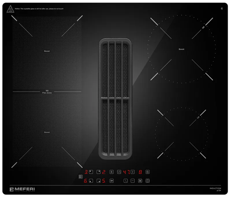 Фото varochnaya_panel_induktsionnaya_s_vytyazhkoy_xsmart60bk_ultra на сайте meferi-home.ru Варочная панель индукционная с вытяжкой MEFERI XSMART60BK ULTRA - изображение varochnaya_panel_induktsionnaya_s_vytyazhkoy_xsmart60bk_ultra