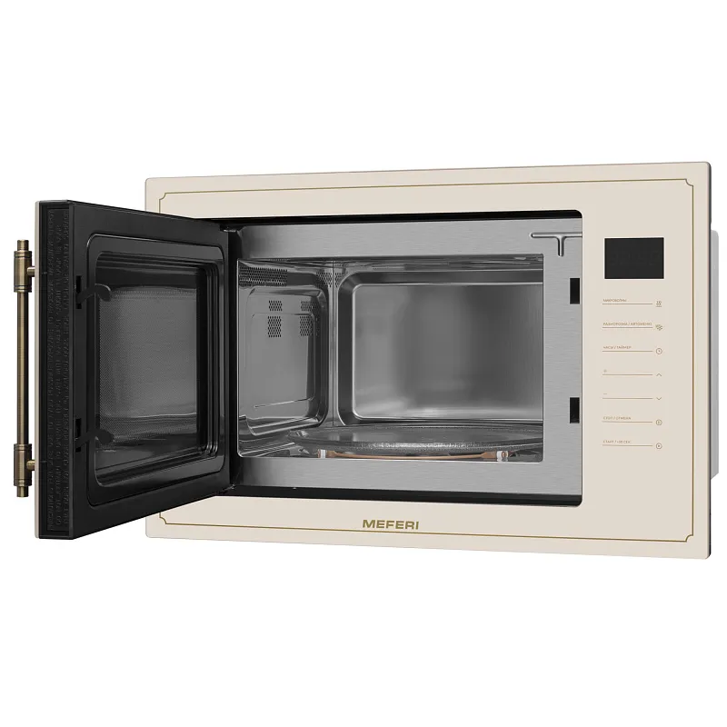Микроволновая печь встраиваемая MEFERI MMO6025BG RETRO