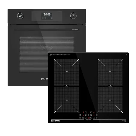 Комплект встраиваемой техники 60см черный MEFERI MS60BK23