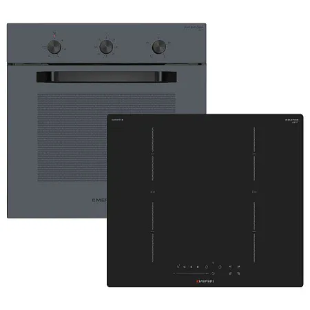 Комплект встраиваемой техники MEFERI 60см серый MS60GR61