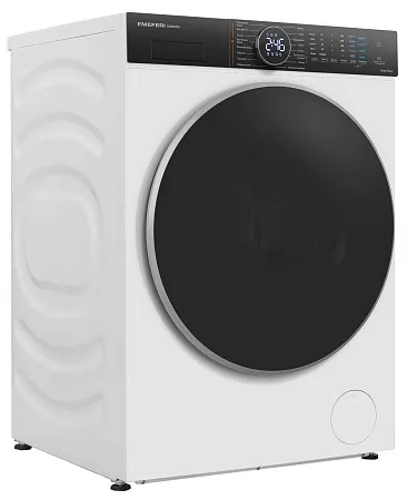 Стиральная машина с сушкой 2 в 1, инвертором и паром MEFERI MFWD1071216WH COMFORT PLUS black door отдельностоящая белая, с прямым приводом, загрузка 10 кг стирка, 7 кг сушка Стиральная машина с сушкой 2 в 1, инвертором и паром MEFERI MFWD1071216WH COMFORT PLUS black door отдельностоящая белая, с прямым приводом, загрузка 10 кг стирка, 7 кг сушка