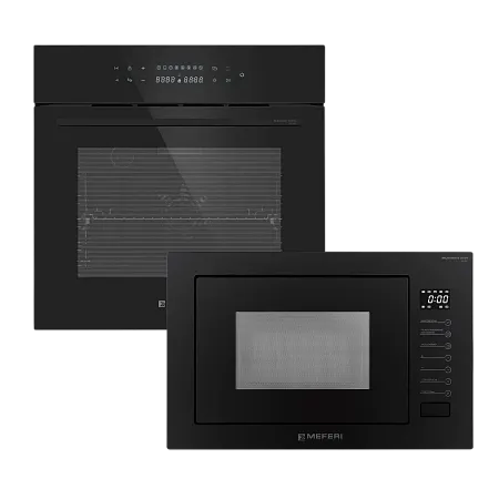 Комплект встраиваемой техники 60см черный MEFERI MS60BK04