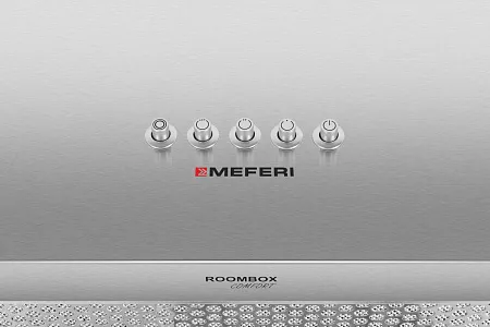 Кубическая вытяжка кухонная MEFERI ROOMBOX40IX COMFORT, пристенная, 40 см, серая, квадратная, производительность 1100 м3/ч, 3 скорости, низкий уровень шума, режимы отвод и рециркуляция, гарантия 3 года Кубическая вытяжка кухонная MEFERI ROOMBOX40IX COMFORT, пристенная, 40 см, серая, квадратная, производительность 1100 м3/ч, 3 скорости, низкий уровень шума, режимы отвод и рециркуляция, гарантия 3 года