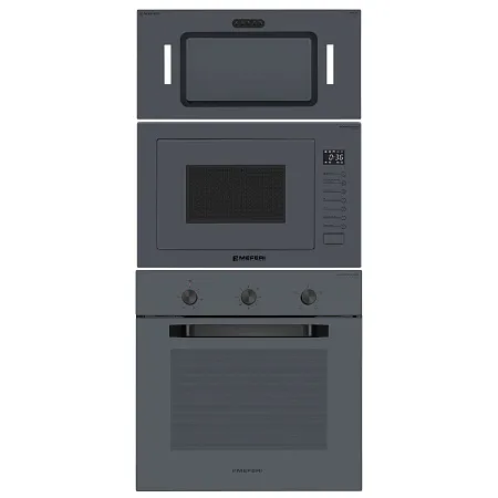 Комплект встраиваемой техники MEFERI 60см серый MS60GR32 Комплект встраиваемой техники MEFERI 60см серый MS60GR32